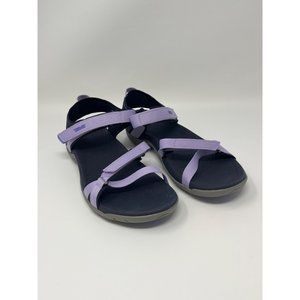 Teva Size 9 Verra Lilac Navy Blue Vegan Recyclable Sandals